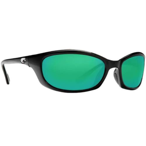 Costa Sunglasses-harpoon 11-Shiny Black W/green Mirror-580G