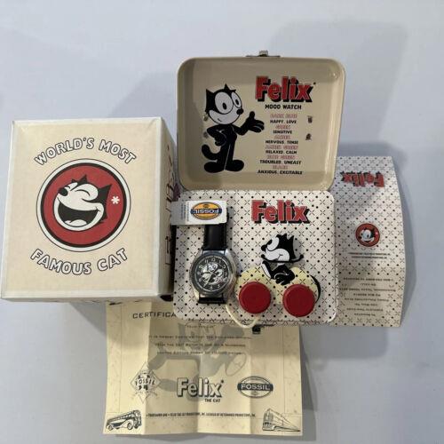 Fossil Watch Felix The Cat Limited Edition Mood Watch 3355/10000 Mib LE 1352