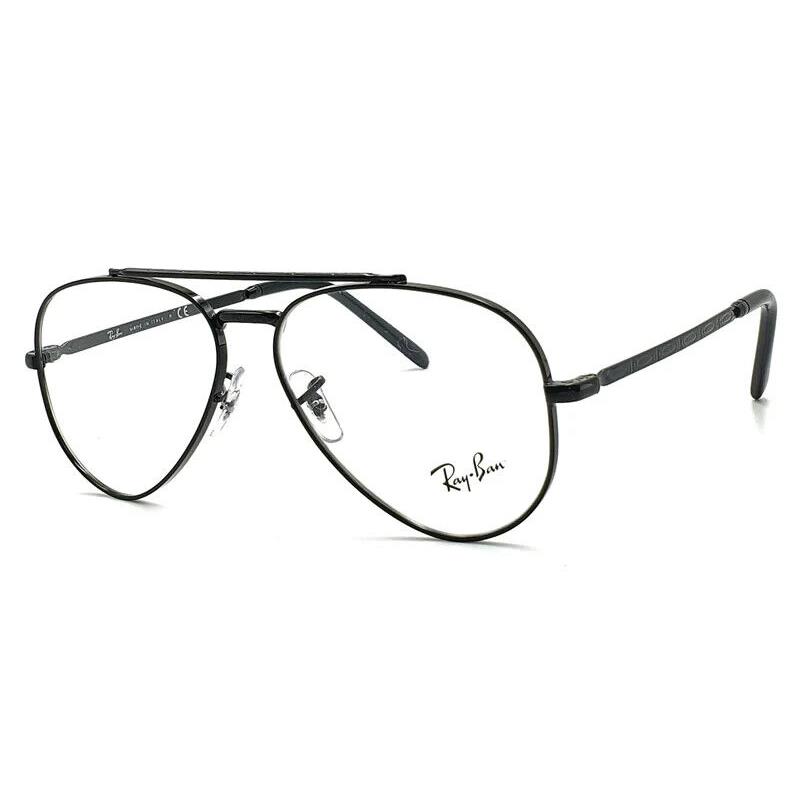 Ray-ban RB3625-V 2509 Aviator Shiny Black Eyeglasses