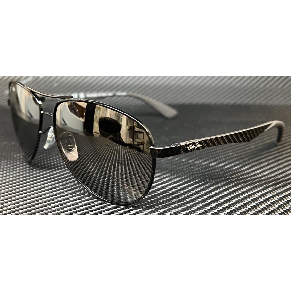 Ray Ban RB8313 002 K7 Black Pilot Men`s 61 mm Polarized Sunglasses