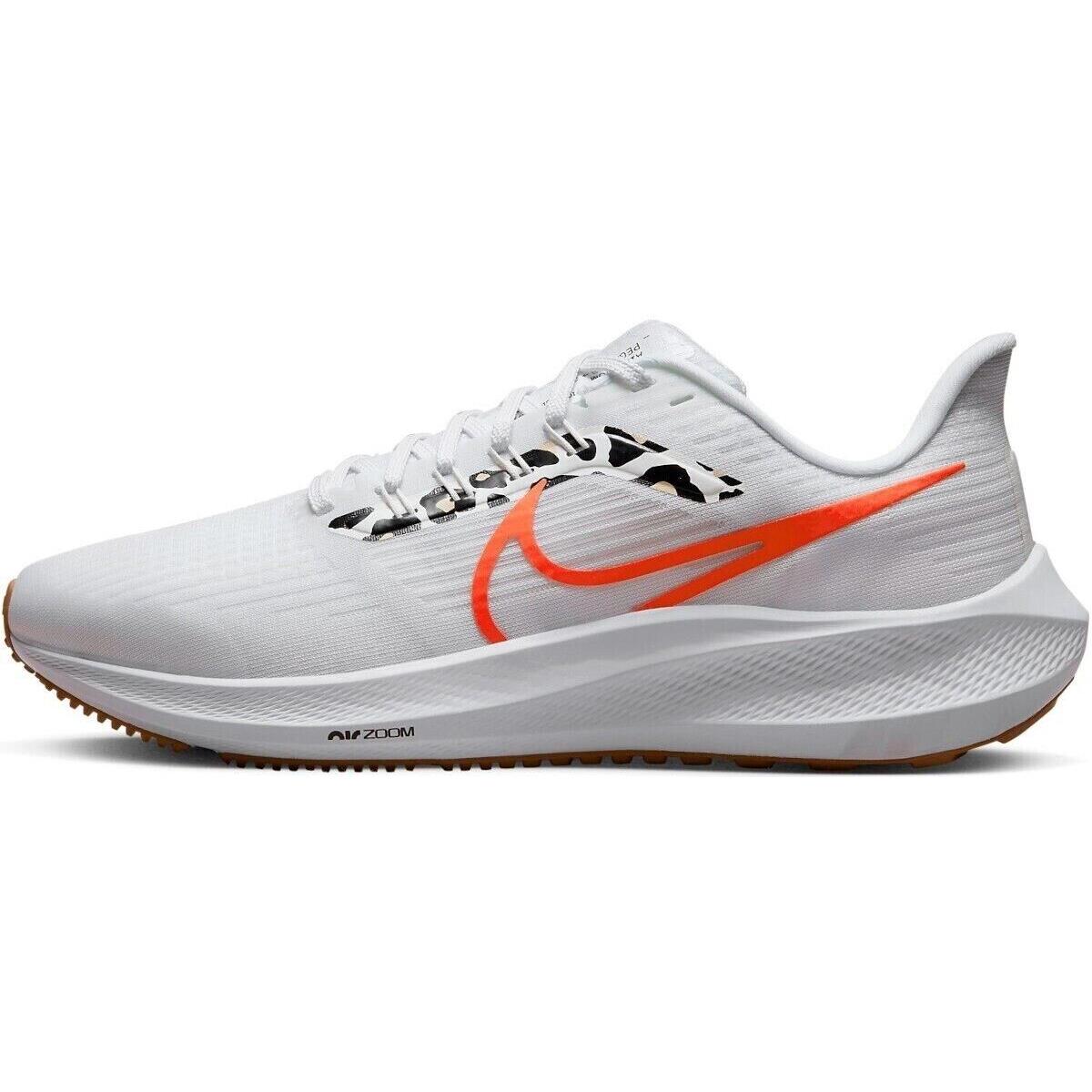 Nike Womens Air Zoom Pegasus 39 Size 7.5 Box NO Lid Running Shoes DZ5214 100 - WHITE /TEAM ORANGE