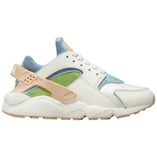 Nike Air Huarache SE Sun Club Sail Blue Green White DQ0117-100 Womens 7.5 - White