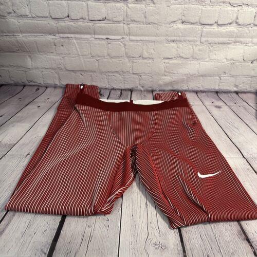 Nike Pro Elite Official Usa Racing Tights Pants Red AO8491-000 Men`s Size Medium