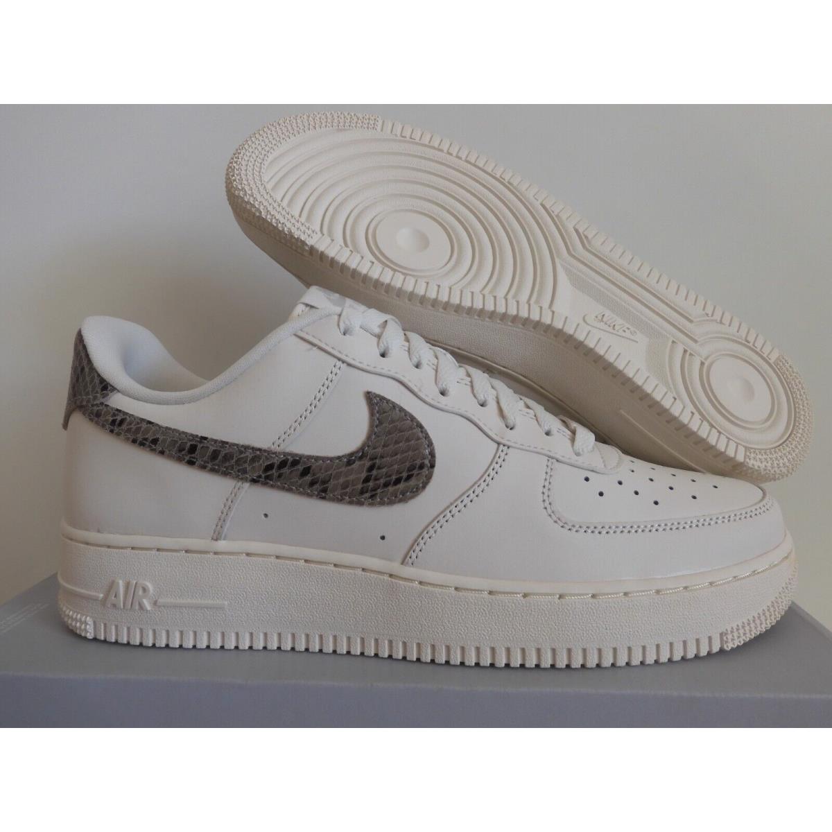 Nike Air Force 1 07 Snakeskin Phantom Womens SZ 11.5-MENS SZ 10 DD8959-002 - Brown