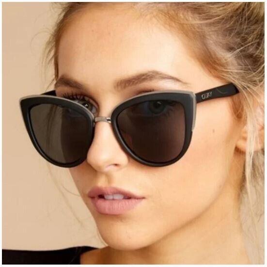 Quay Australia MY Girl Sunglasses Black Frame / Smoke Lens