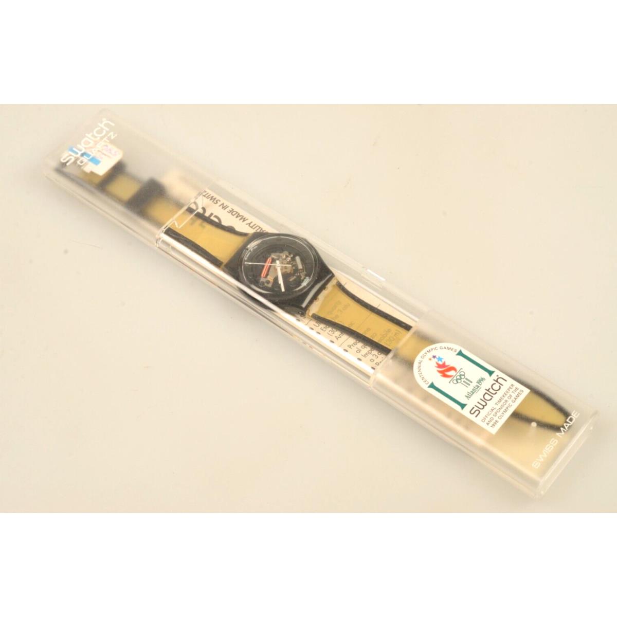 Swatch Watch Vintage LN-122 with Clear face1994 Needs Battery