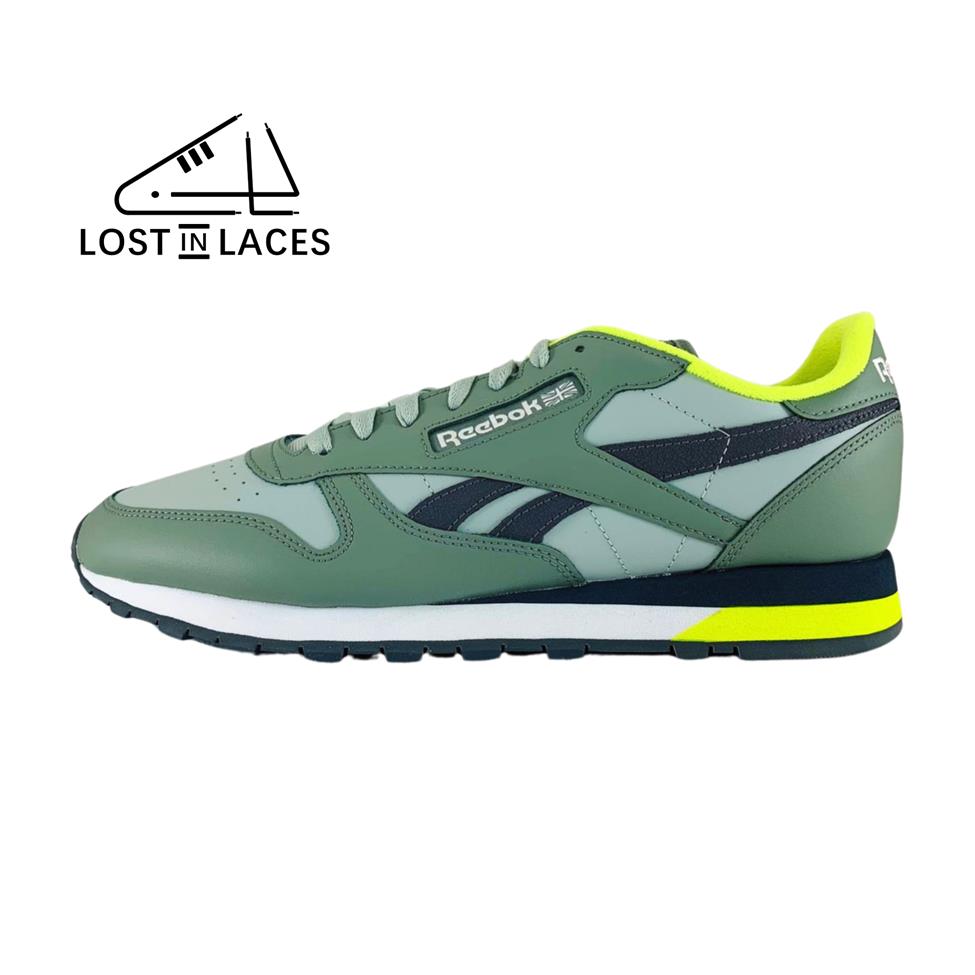 Reebok Classic Leather Harmony Green Sneakers Shoes IG2993 Men`s Sizes