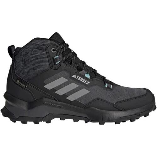 Adidas Women`s Terrex Ax4 Mid Gore-tex Hiking Shoes Sneaker Black/Grey/Mint Ton