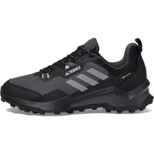 Adidas Women`s Terrex Ax4 Mid Gore-tex Hiking Shoes Sneaker Core Black/Grey/Mint Ton