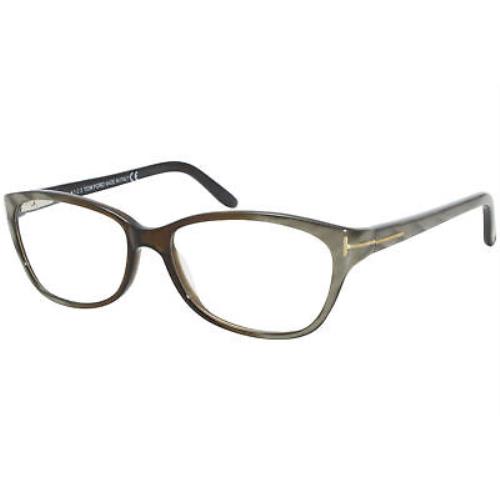 Tom Ford TF5142 050 Eyeglasses Women`s Horn/brown Full Rim Optical Frame 54mm