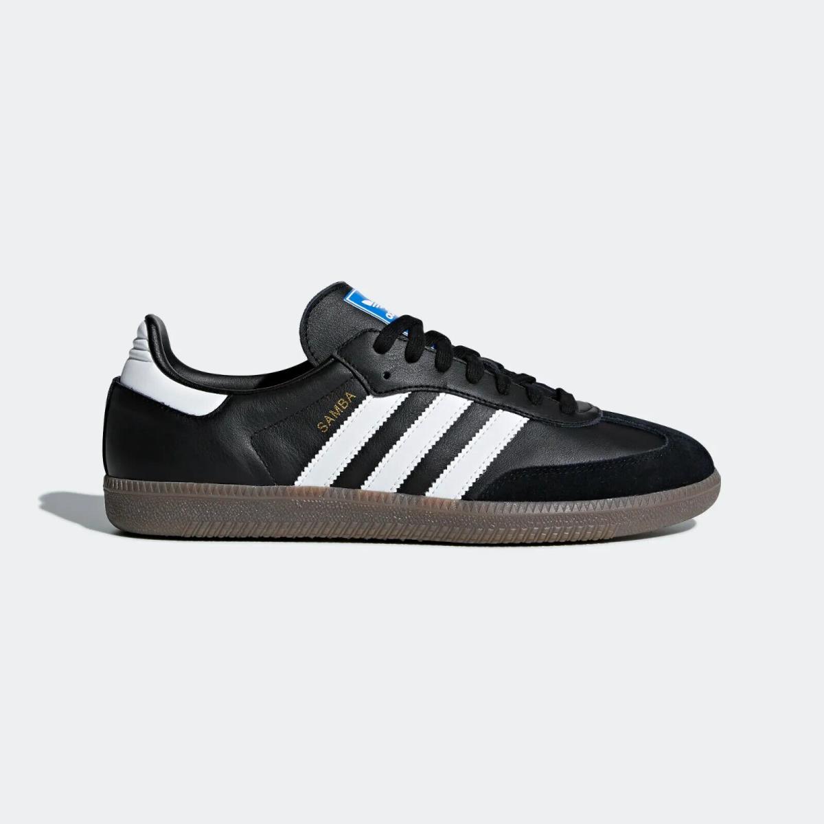 Adidas Samba OG Shoes Sneakers - Black/ Gum B75807