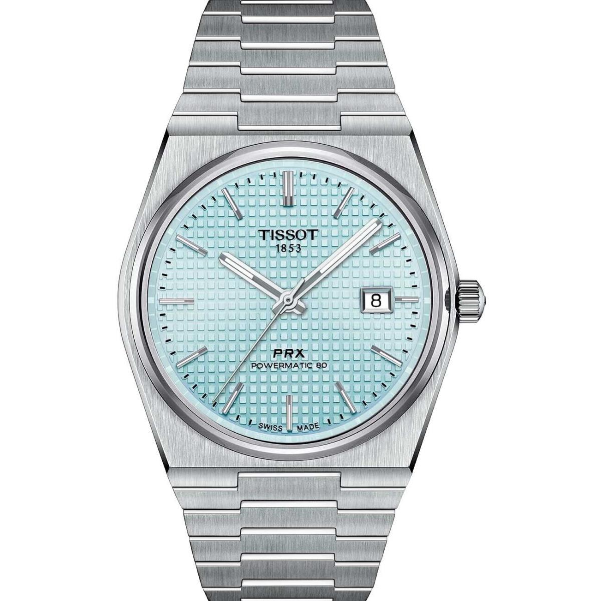 Tissot Prx Powermatic 80 Ice Blue 40mm Stainless Steel T1374071135100