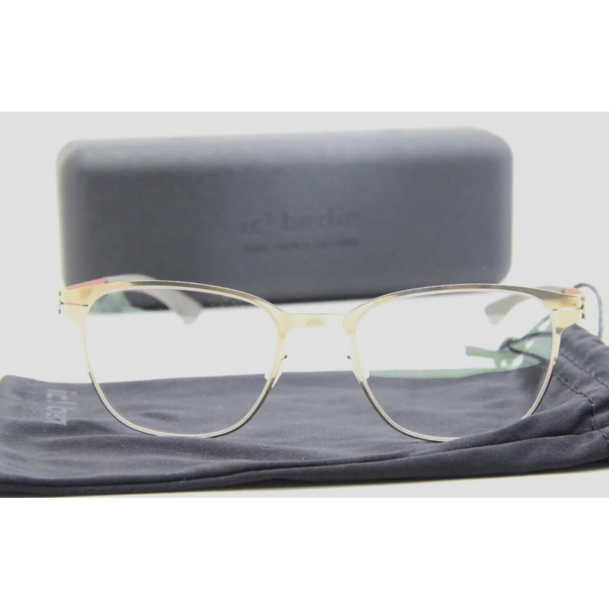 IC Berlin Luka Rose Gold Rose Chilli Eyeglasses Frame 53-19