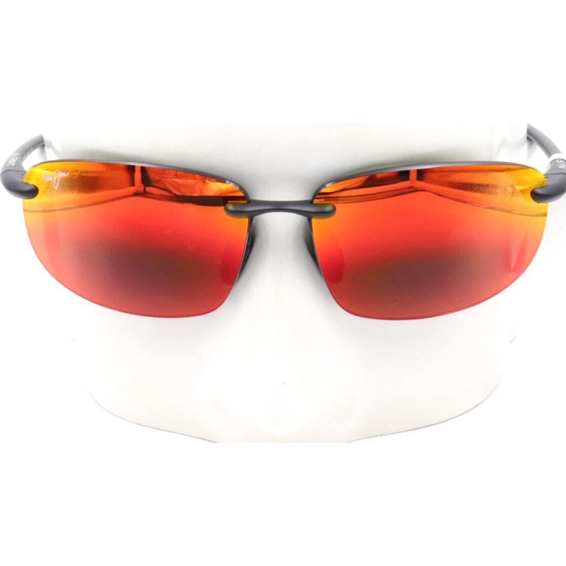 Maui Jim Ho`okipa Asian Fit Black Hawaii Lava Sunglasses RM407N-2M
