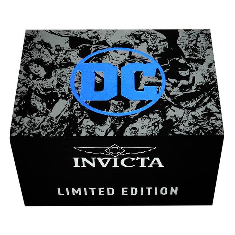 Invicta DC Comics Men`s 48mm Joker Limited Edition Gunmetal Chrono Watch 35074