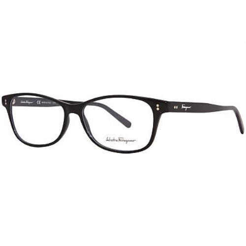 Salvatore Ferragamo SF2910 001 Eyeglasses Frame Women`s Black Full Rim 55mm