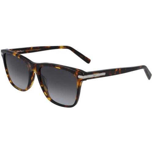 Salvatore Ferragamo SF 992S 219 Dark Tortoise Sunglasses with Grey Lenses