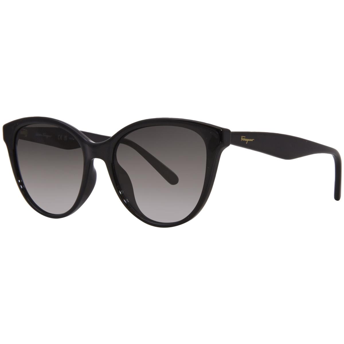 Salvatore Ferragamo SF1073S 001 Sunglasses Women`s Black/grey Gradient 57mm
