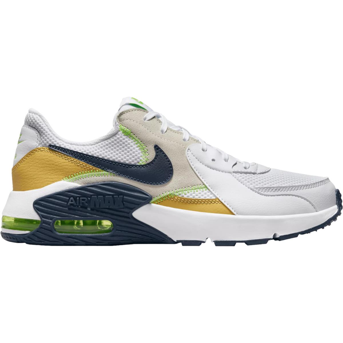Nike Air Max Excee Men`s Casual Shoes All Colors US Sizes 7-14 White/Obsidian/Wheat Gold