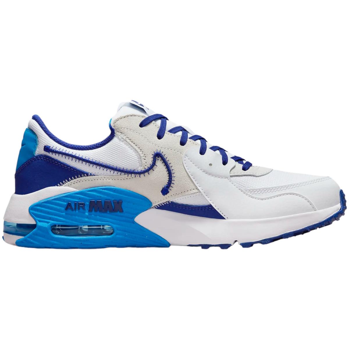 Nike Air Max Excee Men`s Casual Shoes All Colors US Sizes 7-14 White/Photo Blue/Photon Dust/Deep Royal Blue