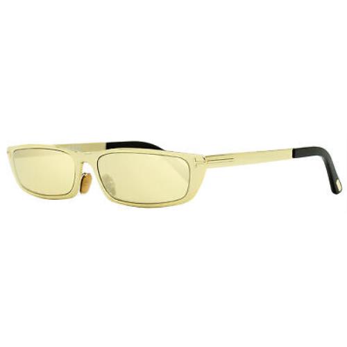 Tom Ford TF1059 Everett Sunglasses 32G Gold/black 59mm FT1059 - Frame: Gold/Black, Lens: Brown/Gold Mirror