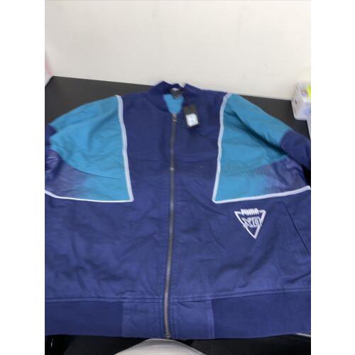 Puma Homage to Archive Bomber Peacoat Size XL