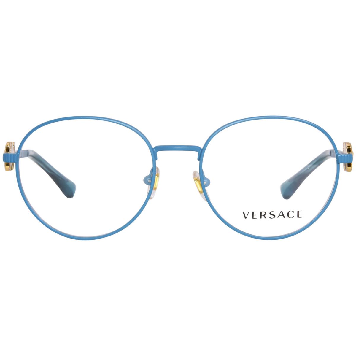 Versace VK1002 1498 Eyeglasses Youth Kids Girl`s Matte Turquoise Full Rim 48mm