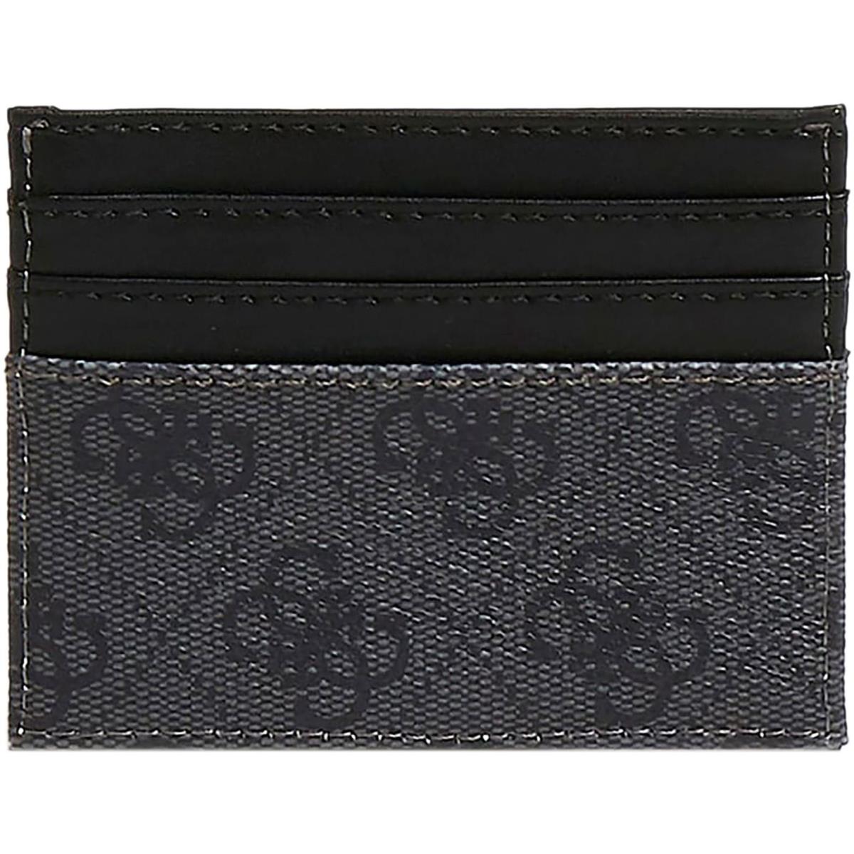 Guess Vezzola Mens Smart Credit Card Holder In Black Multi