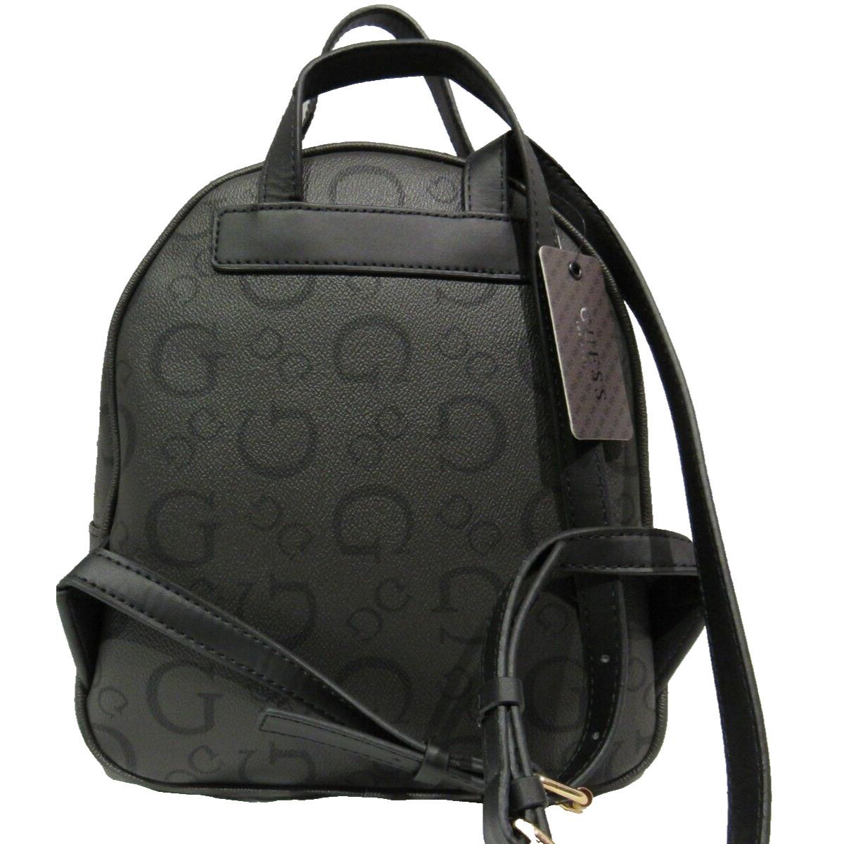 Guess Backpack Hand/shoulder Bag Maxina in Coal Free US Shipping - Hardware: Gold, Exterior: Coal Black