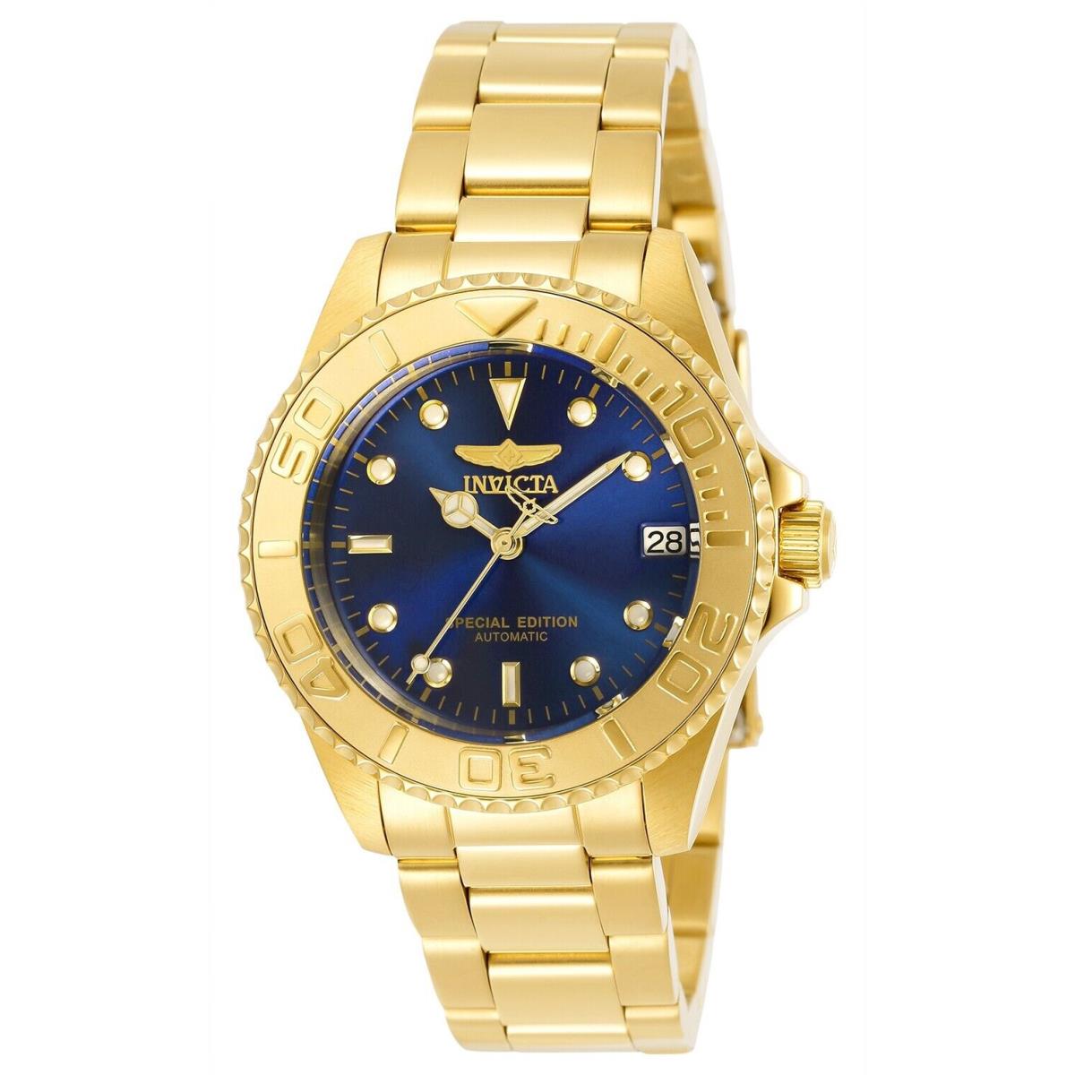 Invicta Pro Diver Automatic Women`s Watch - 36mm Gold 30607