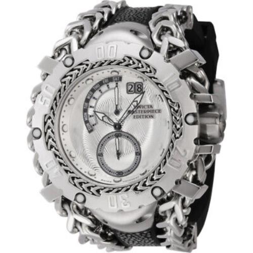 Invicta Masterpiece Quartz Silver Dial Men`s Watch 44632