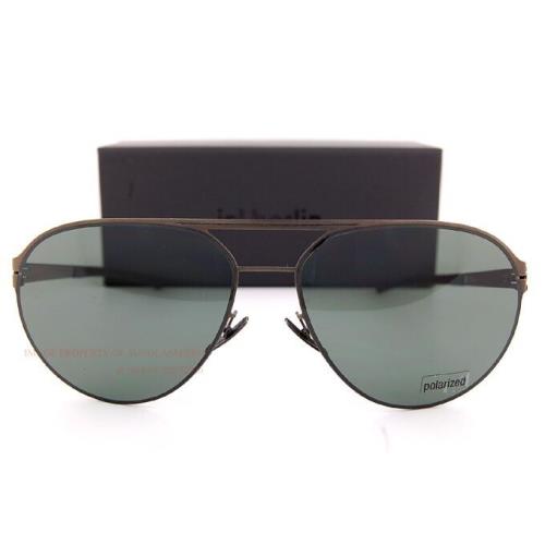 Ic Berlin Sunglasses T 114 Slate/green For Men Women