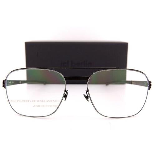 ic Berlin Eyeglass Frames T 118 Black Titanium 56mm