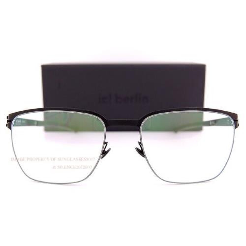 ic Berlin Eyeglass Frames T 106 Black Titanium 54mm