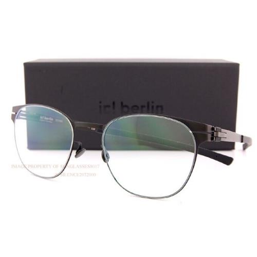 ic Berlin Eyeglass Frames T 101 Black Titanium 57mm