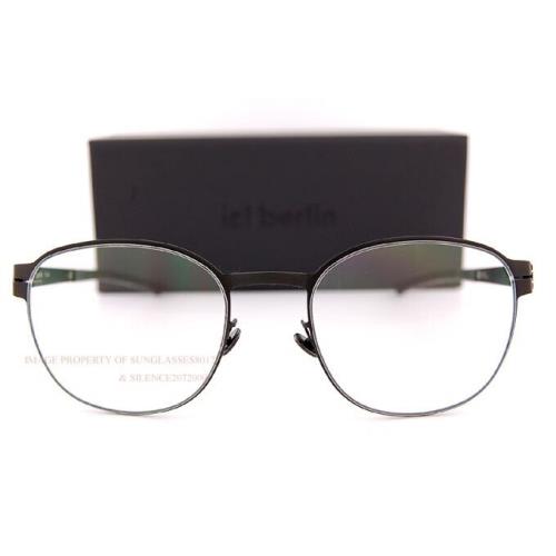 ic Berlin Eyeglass Frames T 115 Black Titanium 50mm