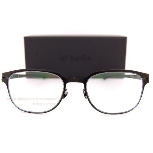 ic Berlin Eyeglass Frames T 116 Black Titanium 51mm