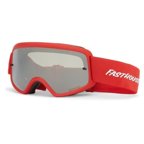 Vonzipper Beefy Rally Goggle Red Grey Flash Chrome Lens One Size