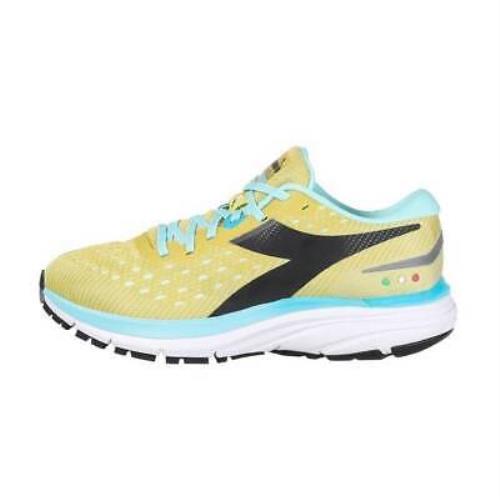 Diadora Women`s Mythos Blushield 6 Running Shoes Goldfinch/blue 10 B Medium US