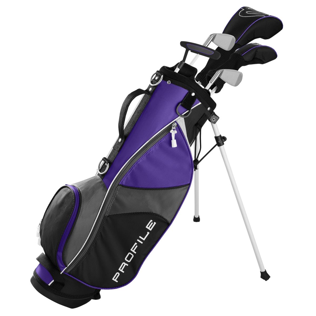 Wilson Profile Jgi Junior Right Hand Carry Complete Golf Set Purple