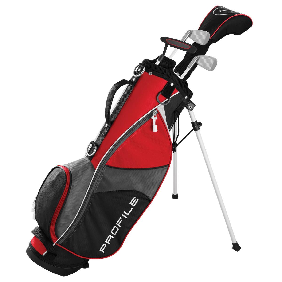 Wilson Profile Jgi Junior Right Hand Carry Complete Golf Set Red