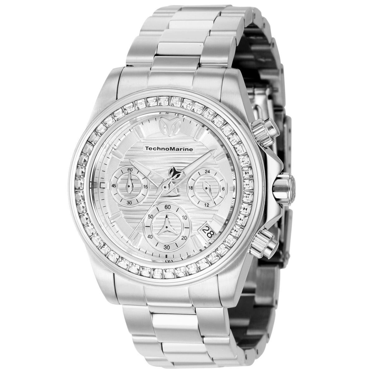 Technomarine Women`s TM-222009 Manta Ray 38mm Silver Watch