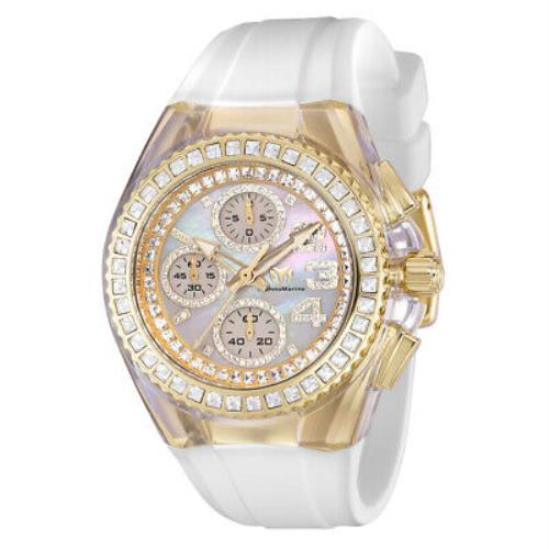 Technomarine Cruise Chronograph Quartz Crystal White Dial Unisex Watch TM-121061
