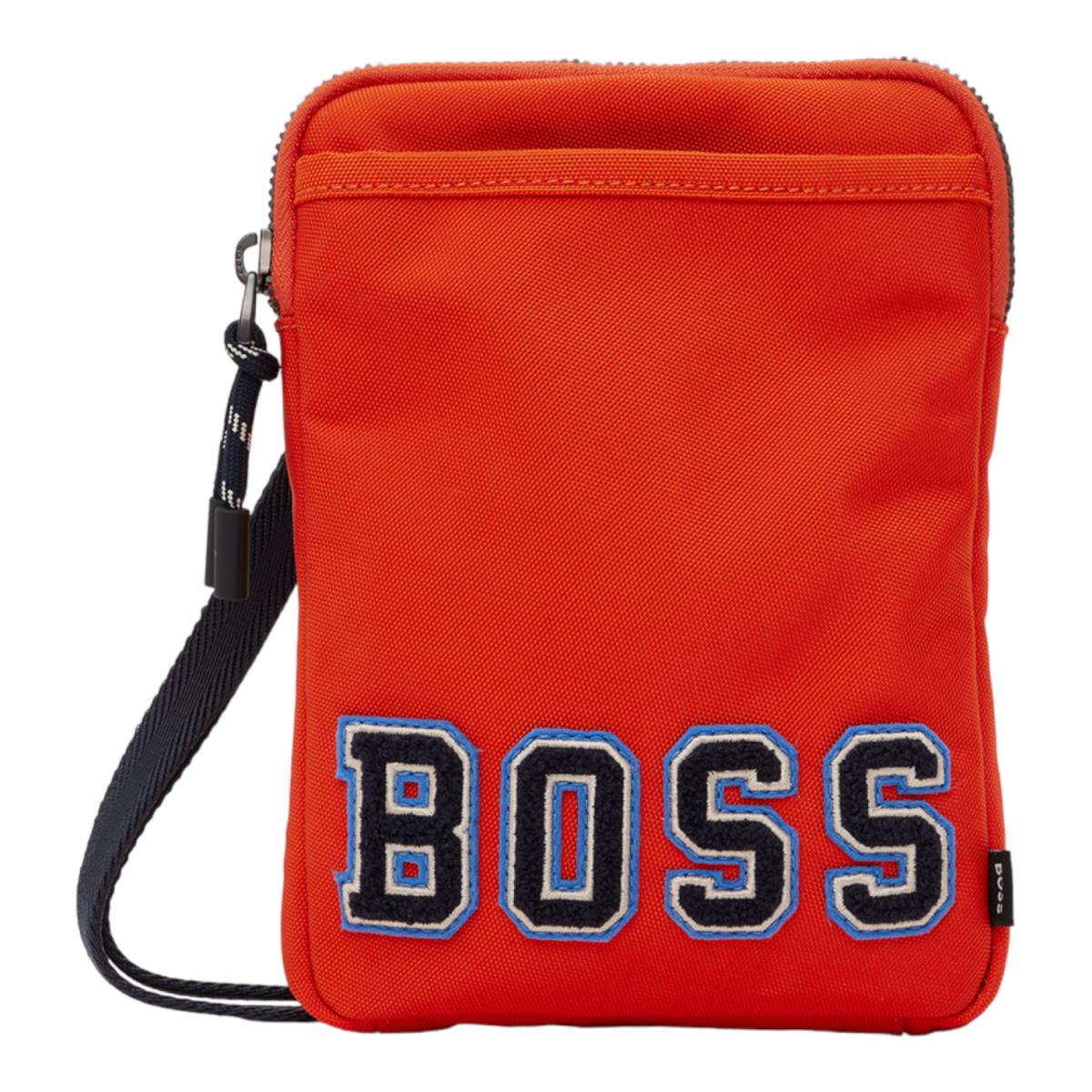 Hugo Boss Catch Phone 2.0 Envelope Bag Crossbody Bag - Orange - Unisex - Exterior: Orange