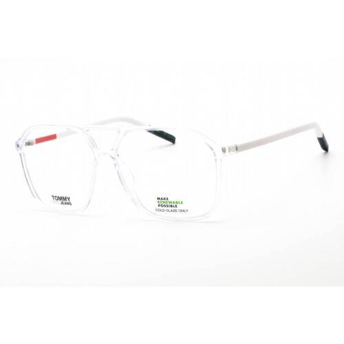 Tommy Hilfiger Men`s Eyeglasses Crystal Rectangular Shape Frame TJ 0009 0900 00