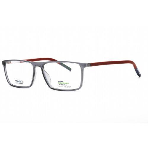 Tommy Hilfiger Women`s Eyeglasses Grey Plastic Rectangular Frame TJ 0019 0KB7 00