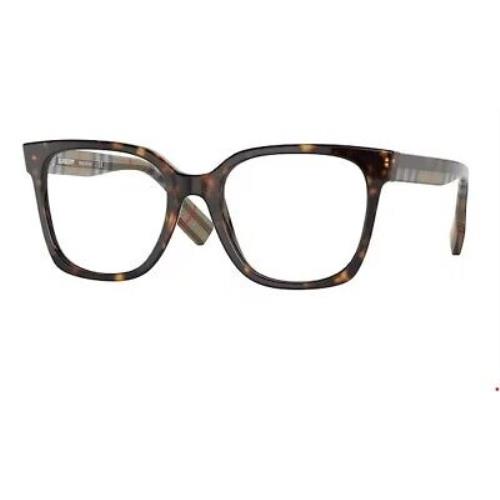 Burberry BE2347 3943 Evelyn Dark Havana Demo Lens 50 mm Women`s Eyeglasses