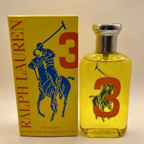 Ralph Lauren Big Pony 3 Yellow Perfume Women 100 ml 3.4 oz