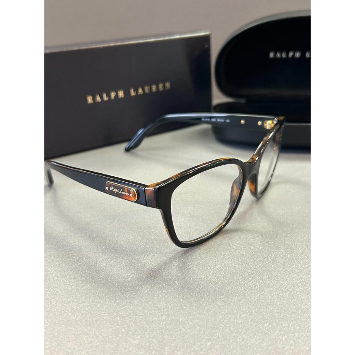 Ralph Lauren RL6176 5260 Eyeglasses Frames Black Tortoise Cat Eye 54-18-140