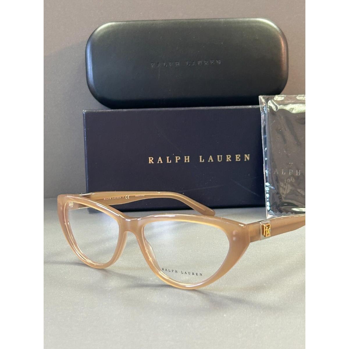 Ralph Lauren RL 6188 5538 Brown Gold Cat Eye Eyeglasses 55-15-140